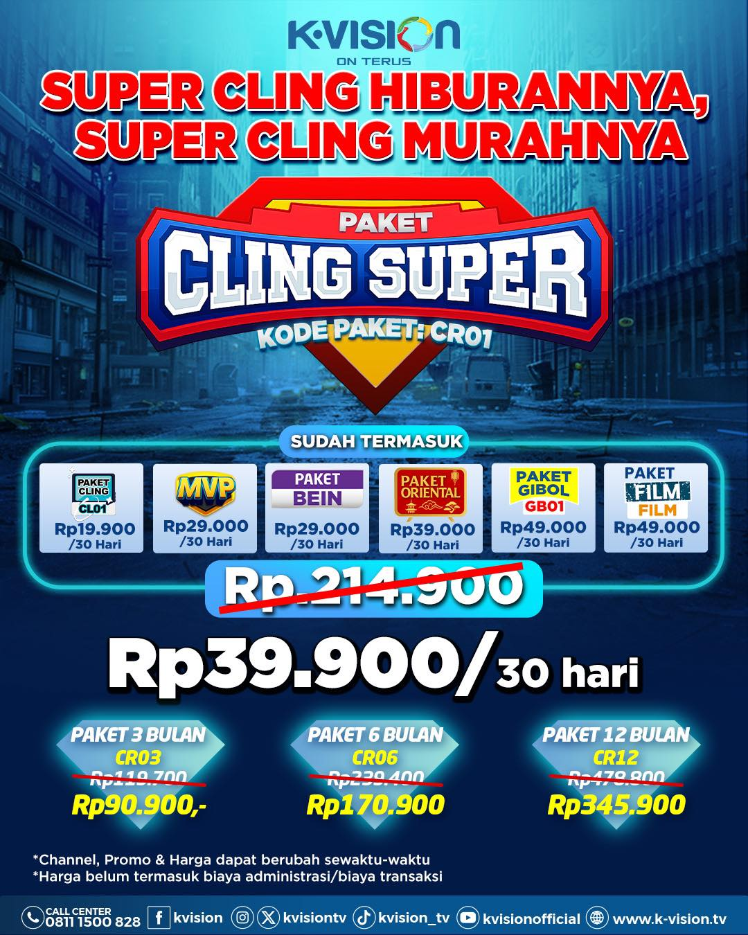PROMO Paket CLING SUPER - KVision