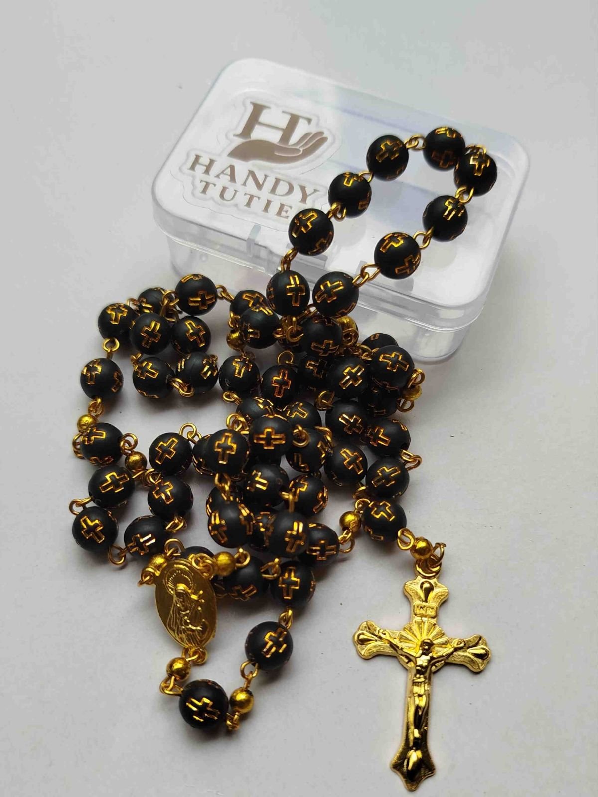 Kalung Rosario Mote Salib