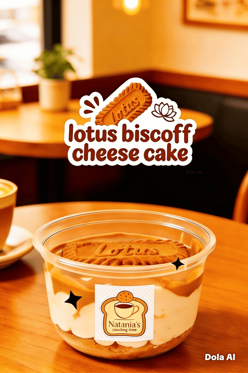 Lotus Biscoff Cheese Cake
