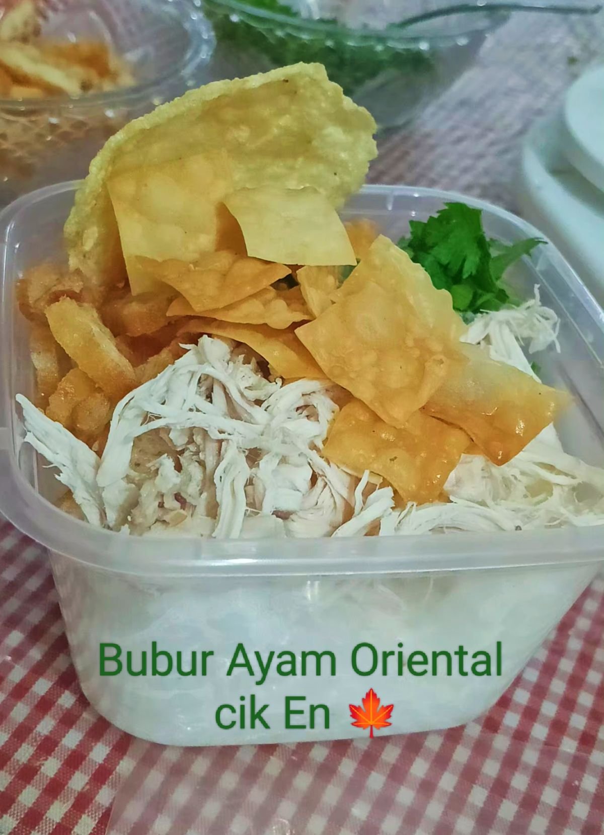 Bubur ayam oriental